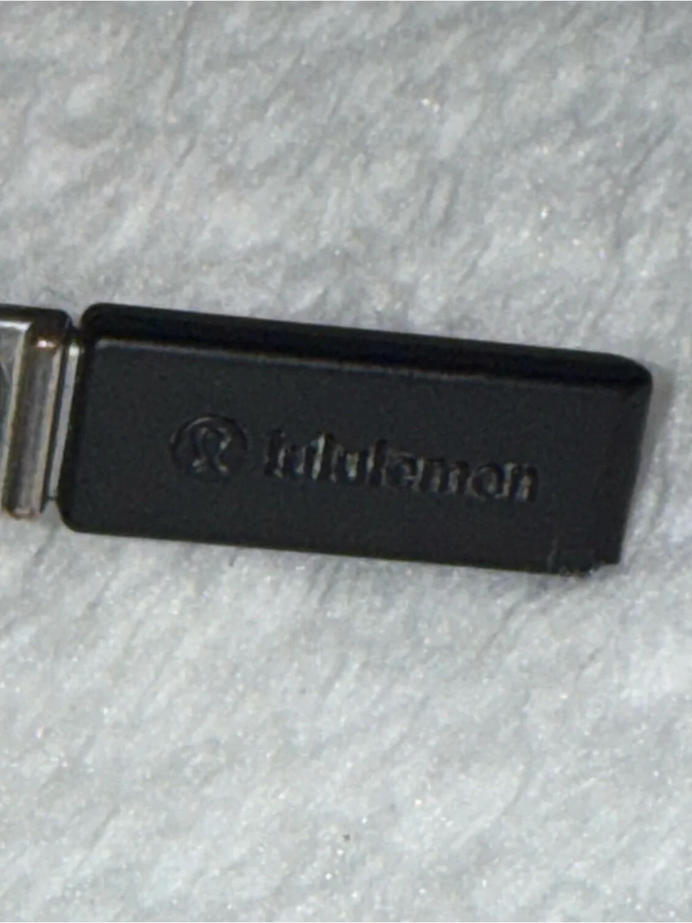lululemon athletica Black Zipper Key & Card Pouch